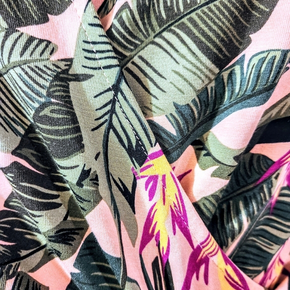 Lands End Maxi Dress Tropical Size Small 6-8 - Picture 6 of 8